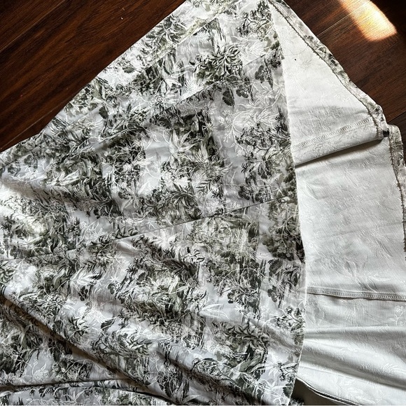 ANTONIO MELANI White and Green High Low Sundress - Picture 7 of 8